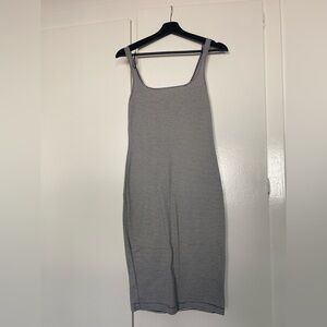 Black and White Striped Dress